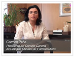 Video: Carmen Peña: Presidenta del Consejo General de Colegios Oficiales de Farmacéuticos